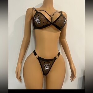 KUROMI LINGERIE SET BLACK